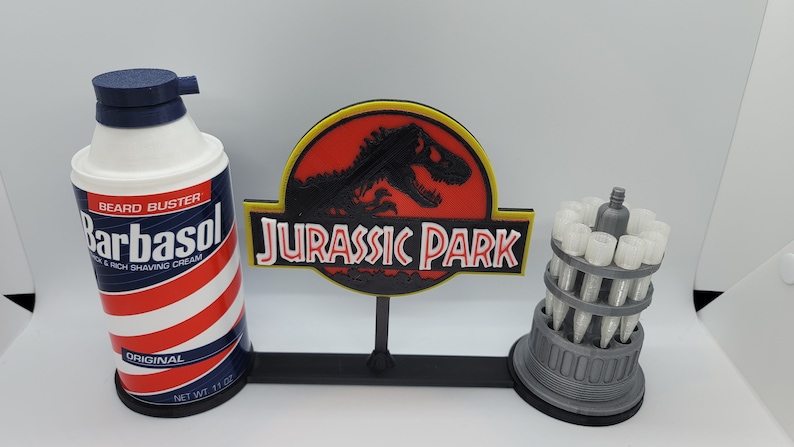 Jurassic Park Cryo Barbasol Can 3D Printed Replica image 8