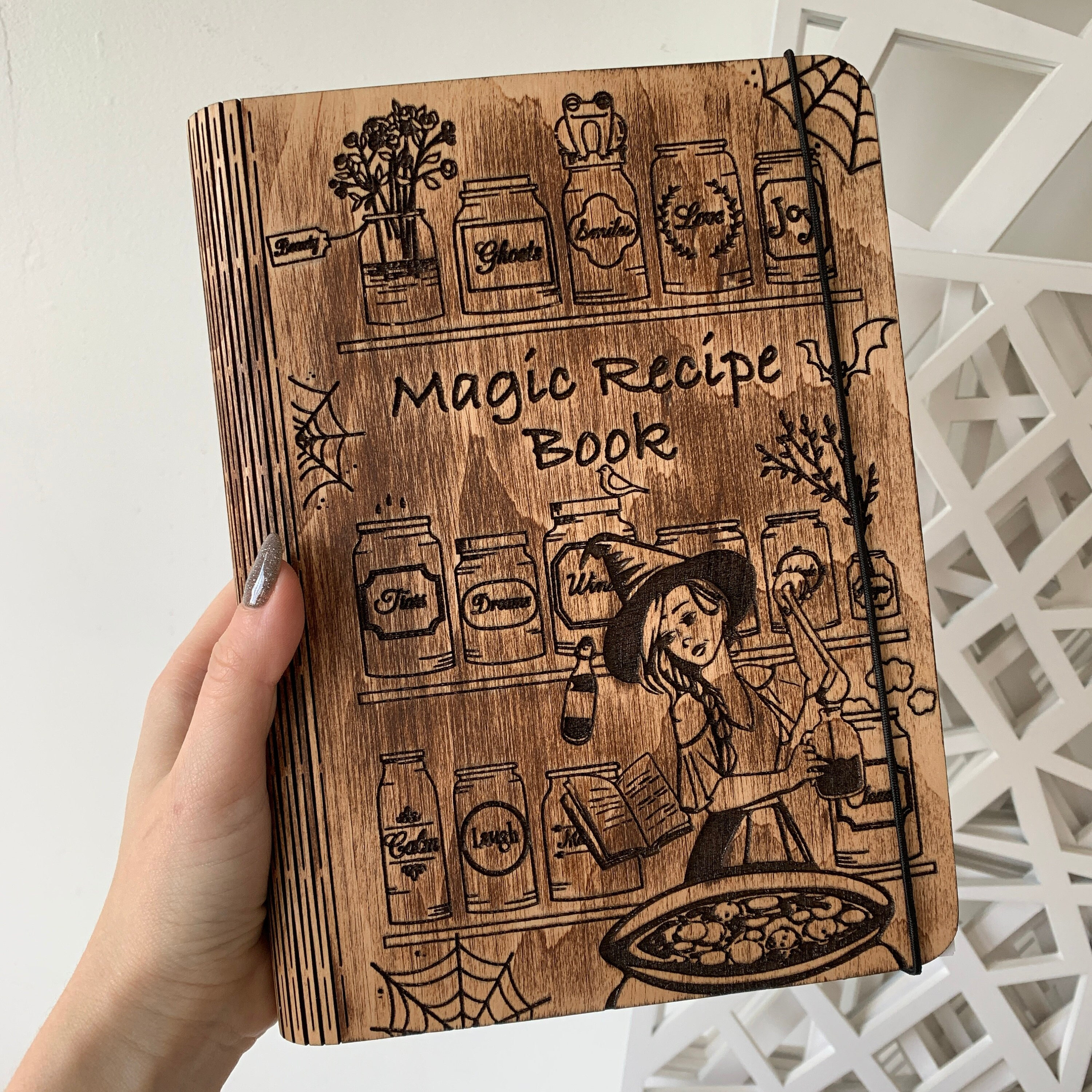 Custom Recipe Book, Blank Cookbook With Handstitched Names – Indigo Artisans