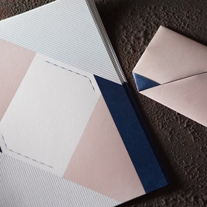 Lettre des jours d'école | 1er semestre | Carte de presse lettre | Traditionnelle | origami | Fait main | Papeterie pour presse écrite | Papier à lettres | Japon