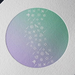 Carte Planétarium | Couleur du lever du soleil | 3 variantes de couleurs | avec enveloppe | Graduation Fait main | Papeterie pour presse écrite | Jeu de lettres | Japon