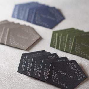 Carte de presse lettre | Carte du Pentagone | 4 couleurs | avec stylo en argent | Enveloppe | Fait main | Papeterie pour presse écrite | Jeu de lettres | Japon