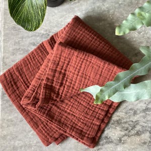READY TO SHIP Gauze Towels - Size 16X26 | 100% Cotton 4 Ply Muslin Layered Thicker Fabric, Fast Drying, Eco Friendly | Final Sale