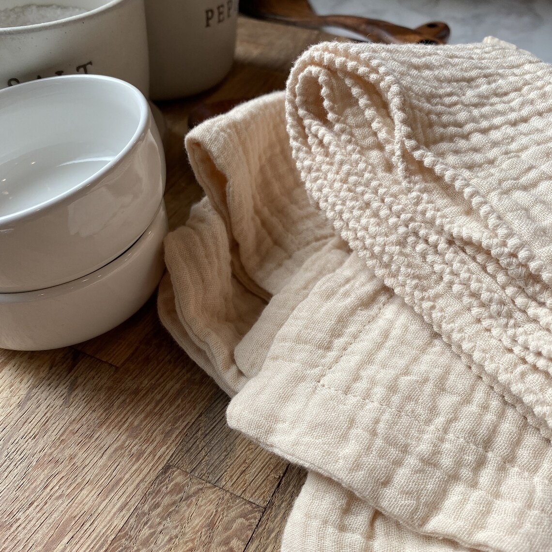 Set of 2 / THICK Gauze Kitchen TOWELS / Hand Towel 16X26 / Etsy