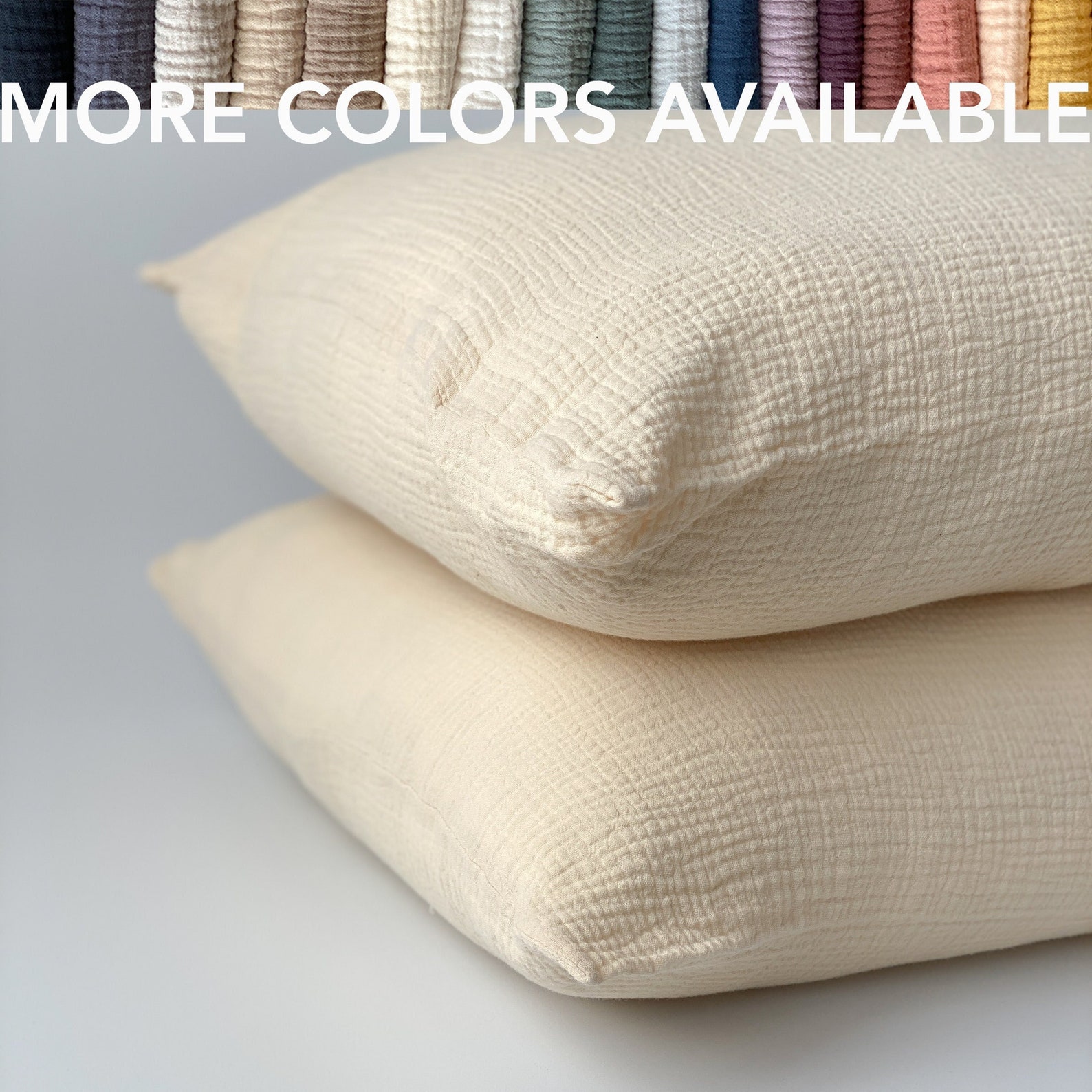 Muslin Pillowcase Cotton Gauze Pillowcase / Standard Etsy