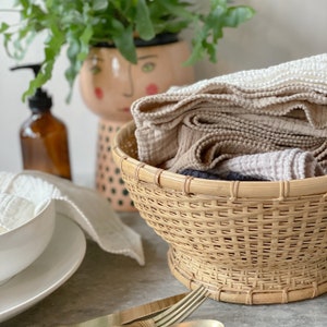 THIN Gauze Kitchen TOWEL / Hand Towel 16X26 / Best Kitchen Towel / Simple Cotton Tea Towel / Absorbent Dish Towel / Quick Drying Towel image 3