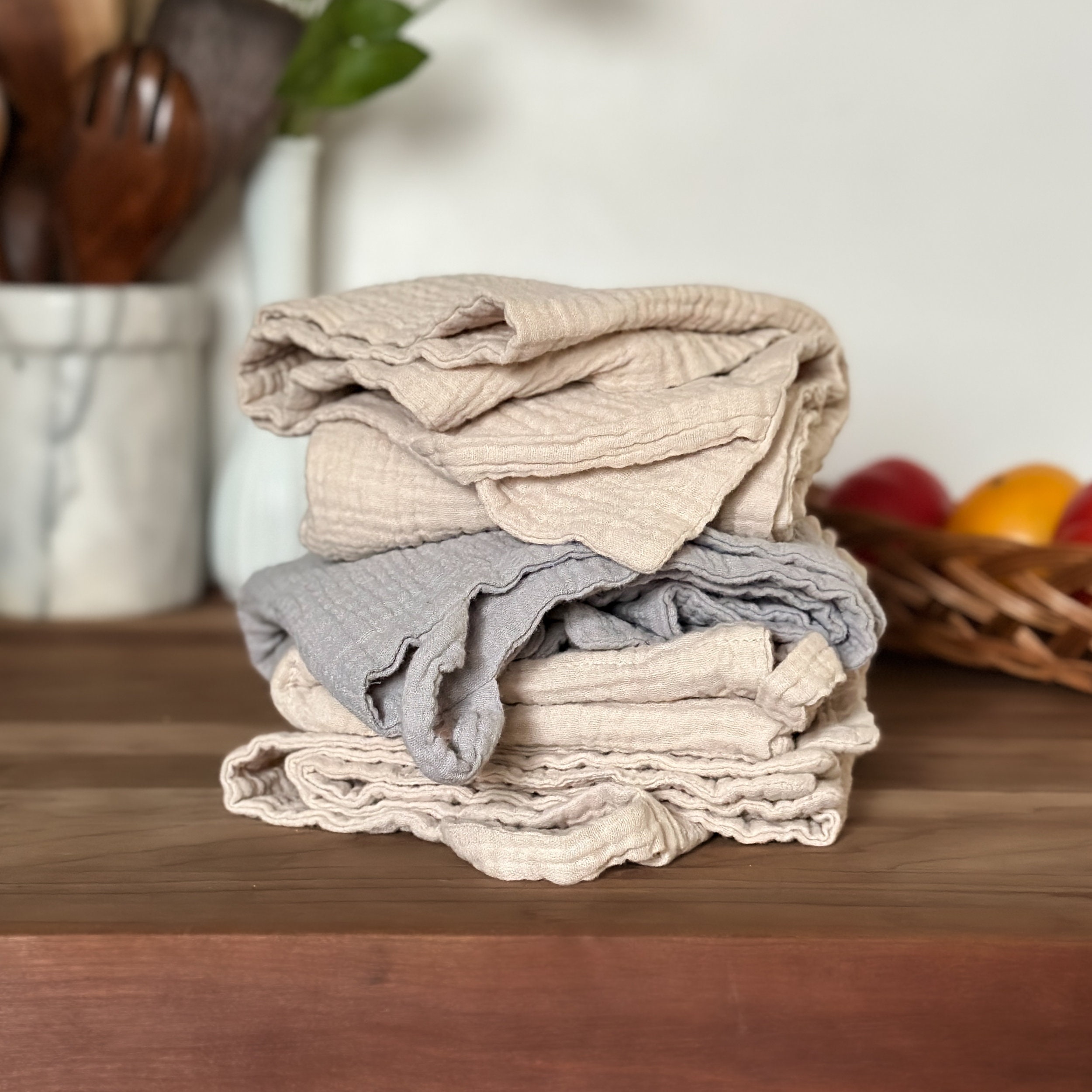 10 layers of thick gauze Kitchen Towels