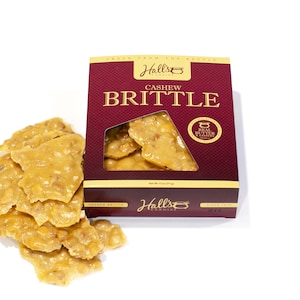 Hall&#39;s Cashew Brittle, 11 oz