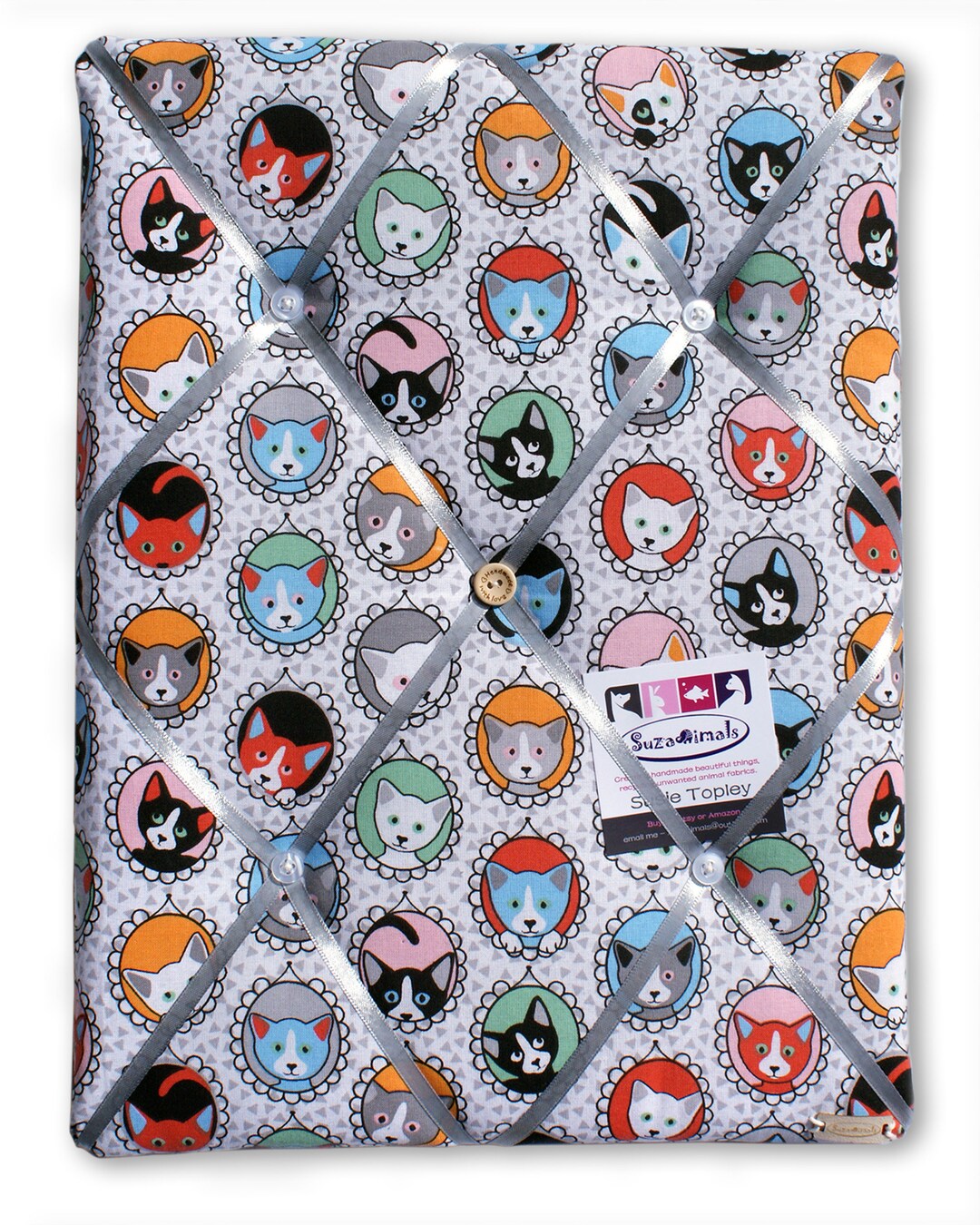 Fun Memo Notice Board With Ribbons and Mini Pegs Several Etsy