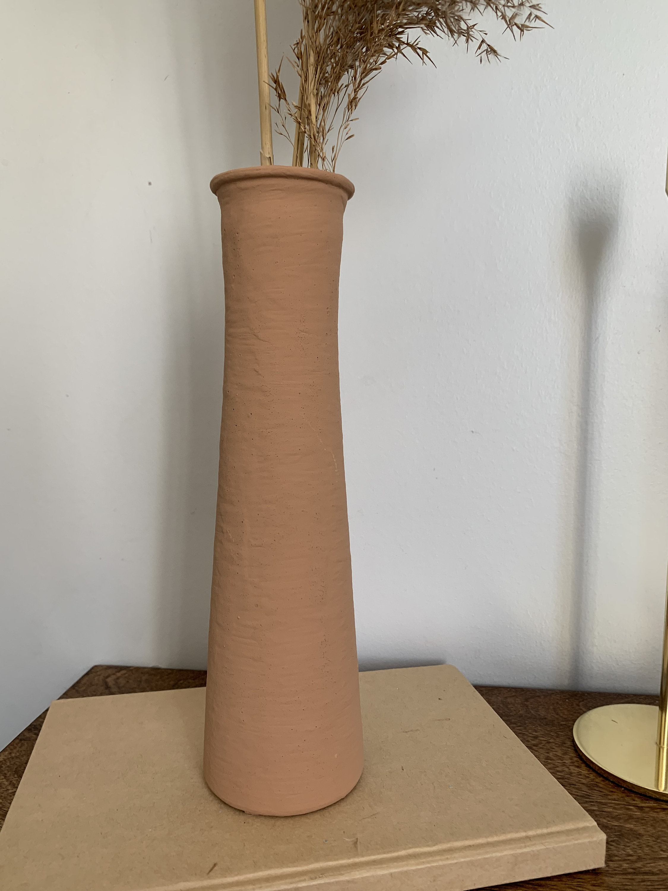 Matte Vase Boho Dekor Minimalistische Strukturierte Vase Etsy.de