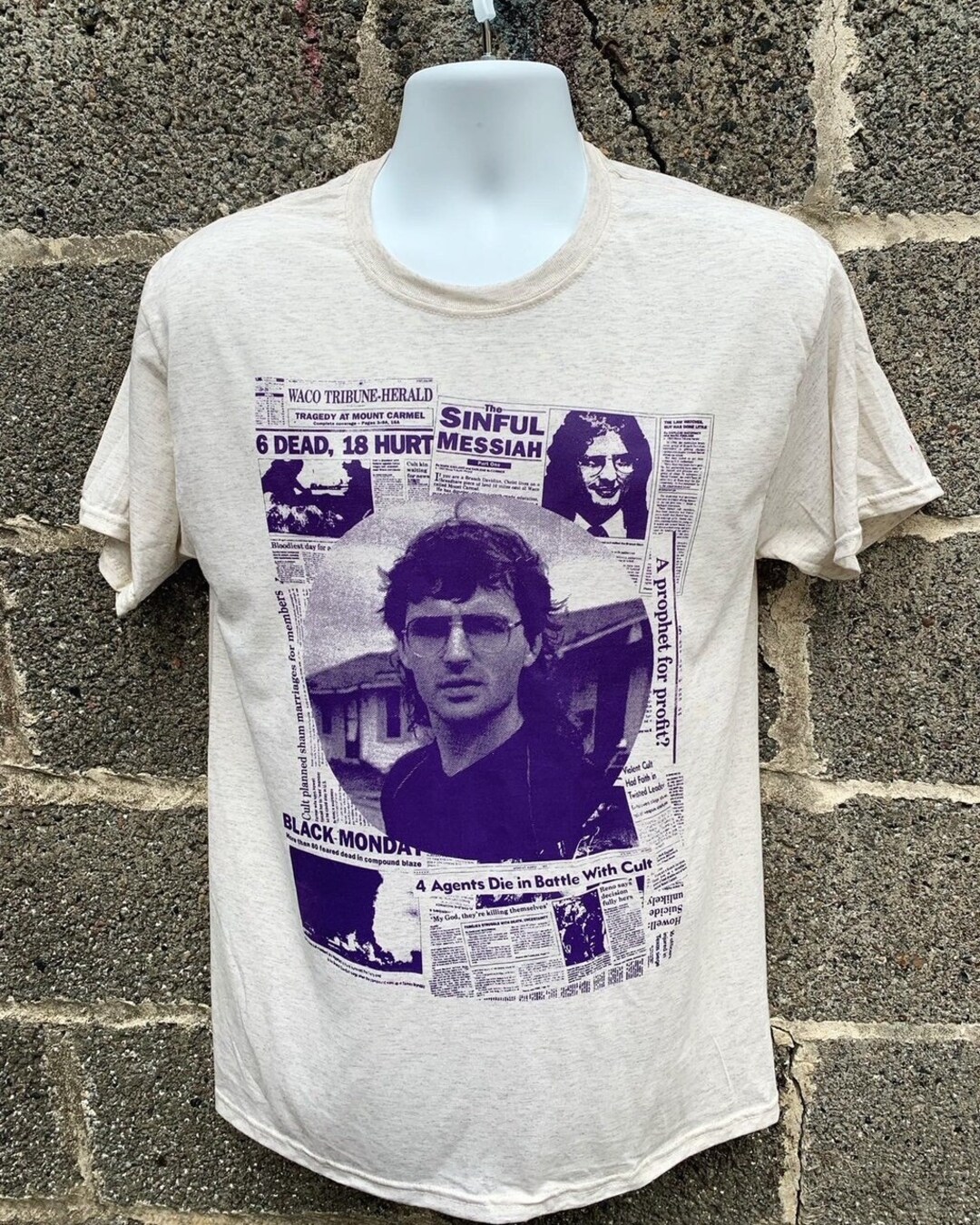 David Koresh Branch Davidians Cult T-shirt - Etsy