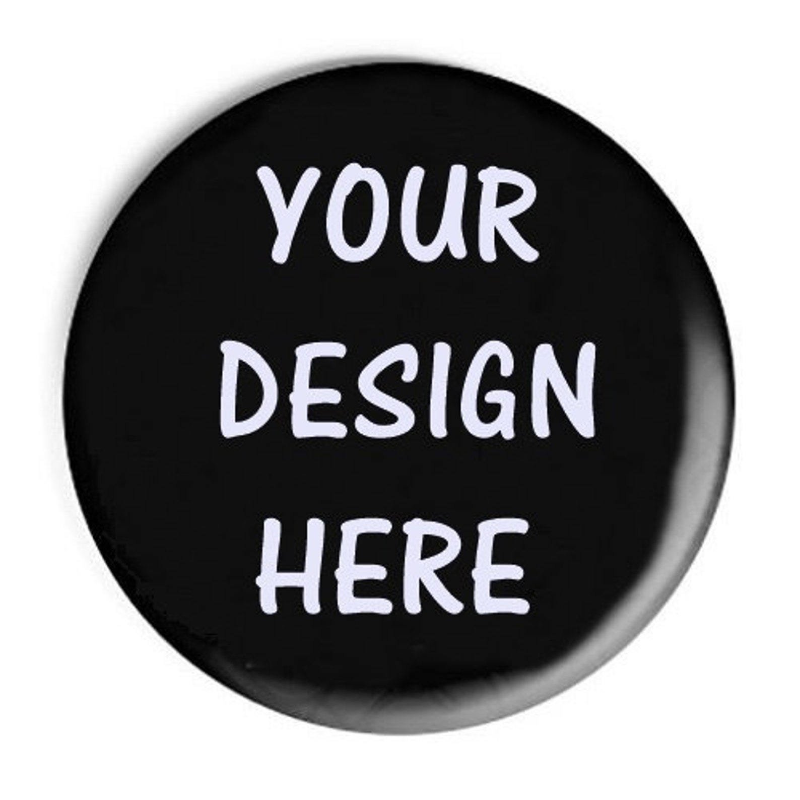 Personalised badge your design photo or text from Badge Direct Etsy
