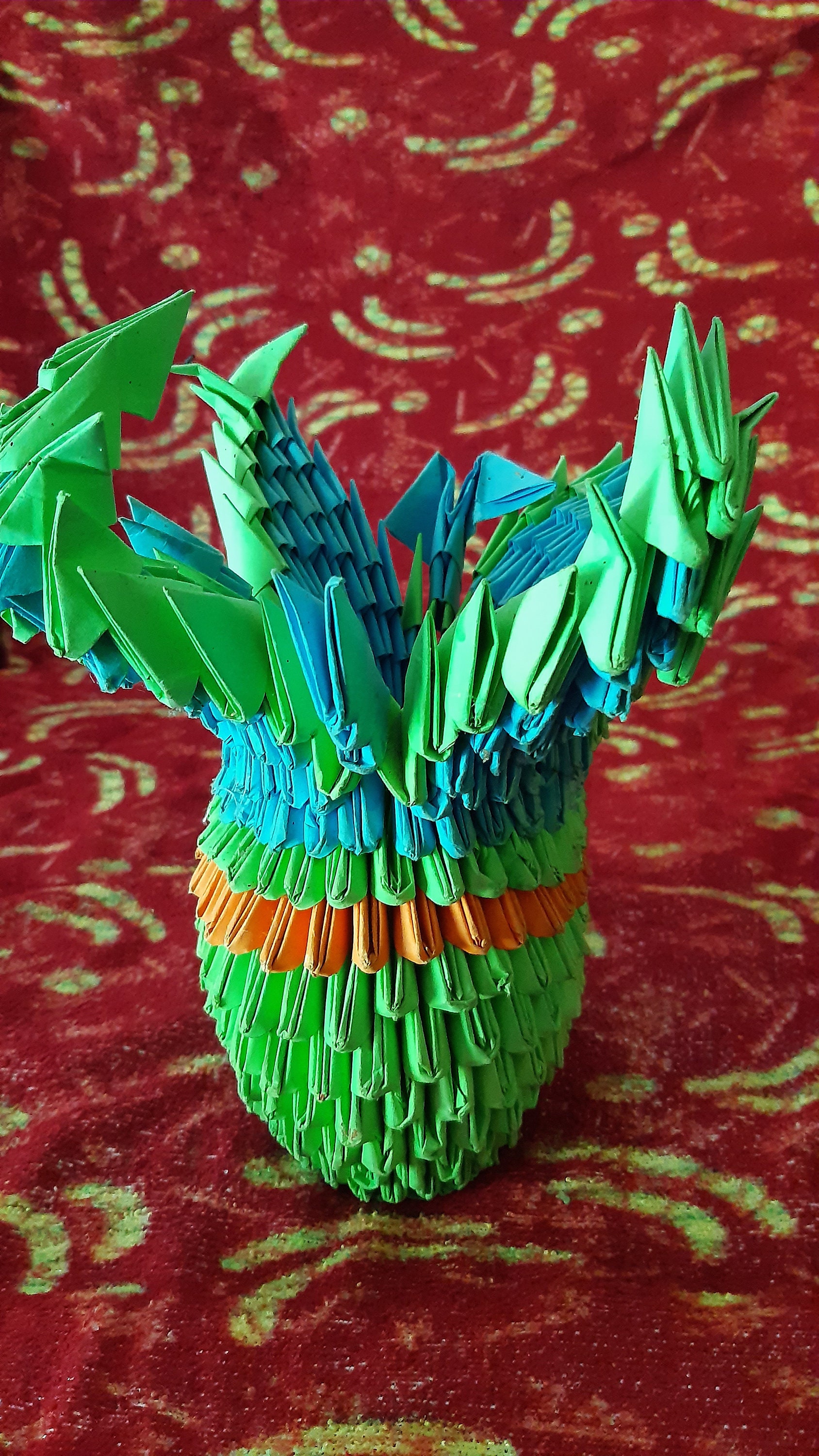 Handmade Paper Flower Vase for Gift, Thanksgiving, Table Flower Vase