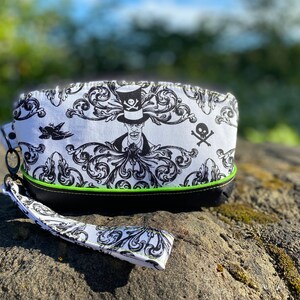Disney Dr Facilier Princess and the Frog Villian Inspired Clutch Blue Calla Clematis Wristlet