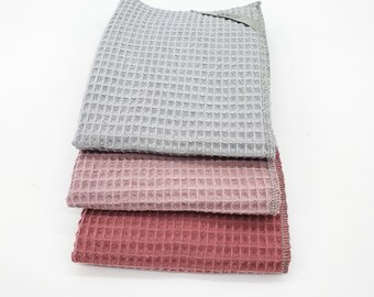 Set Butterdose Servietten rosa und hellblau weiße Punkte Keramik reine Baumwolle Set Butterdose Servietten rosa und hellblau weiße Punkte Keramik reine Baumwolle