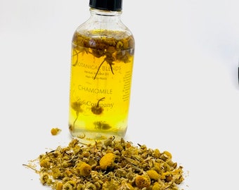 Botanical Blends Herbal Infused Oil/Multitasking Oil/Hair, Nails, Body Oil- Chamomile