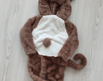 Disfraz de mono, disfraz de chimpancé, disfraz de Halloween, disfraz de niño pequeño