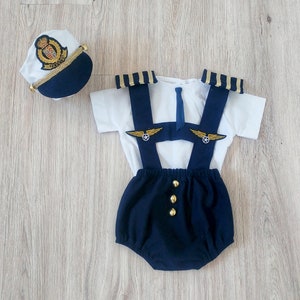 Captain Pilot Gifts for Kids halloween Costume tie Pilot Helmet