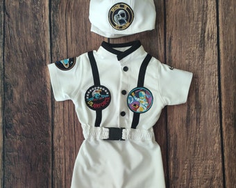 Astronautenkostuum-Ruimtevaart Baby Shower-Ruimtevaart thema verjaardag-Halloween kostuum-Ruimtevaart Jumpsuit-Ruimtevaart thema kinderkamer