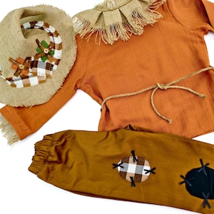 Scarecrow Costume Baby – Halloween Costume for Toddler or Fall Photoshoot Outfit