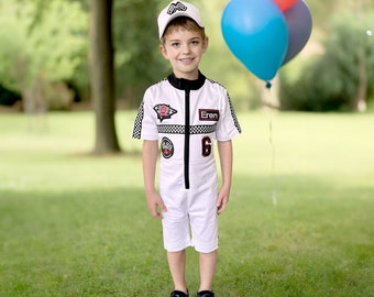 Fast One Birthday-Two Fast Birthday Custom Race Suit-Race Car Birthday-Halloween Costume-1st Birthday Gift-Drag Race