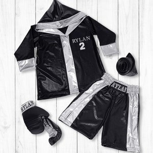 Baby Martial Arts-Boxing Robe-Baby Boxing Gloves Personalized Robes Muay Thai-Newborn Photography