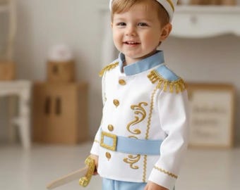 Prinz Charming Babykostüm-KönigsblauKolonialkostüm-Königsblau Napoleons Kostüm