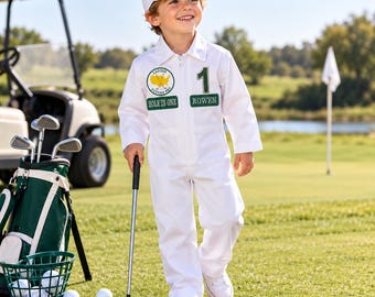 Primer cumpleaños de golf - Hoyo en uno - Niña jugando al golf - Traje de caddie - Fiesta de golf - Regalos de golf - Sudadera de golf