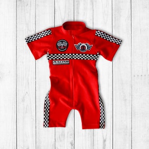 Adult Two Fast Birthday Custom Race Suit-Fast One Birthday-Race Car Birthday-Halloween Costumes-1st Birthday Gift Short