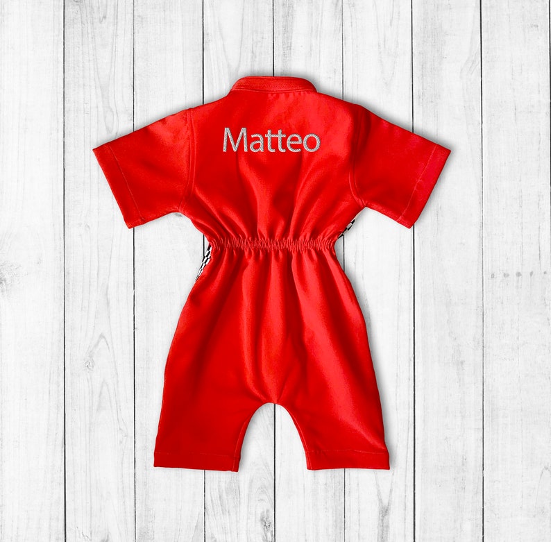 Custom Race Suit-Race Car Birthday-Halloween Costume-1st Birthday Gift-Photography Props-Infant Costume-Racer Jacket image 8