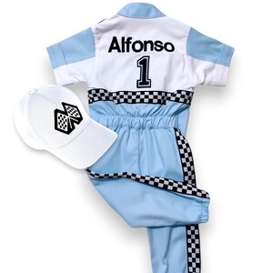 Two Fast Birthday Custom Race Suit-Halloween Costume-Drag Race-Two Fast One Birthday-1st Birthday Gift-Race Car Birthday image 9