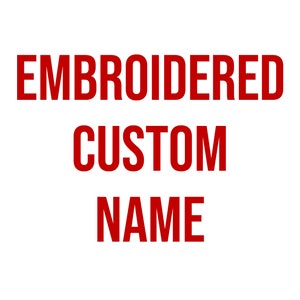 Embroidered Custom Name Package