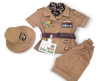 Girl Safari Birthday-Scout Wild One Birthday-Two Wild Birthday Girl Scout Party-Safari Halloween Costume
