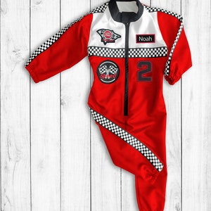 Fast One Birthday-Race Car Birthday-Two Fast Birthday Custom Race Suit-Halloween Costumes-1st Birthday Gift-Drag Race image 8