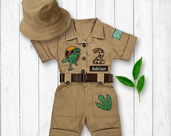 Dinosaur Explorer-Trex Birthday-Paleontologist Gift-Dinosaur Birthday Halloween Costume-Three Rex Invitation-Two Wild