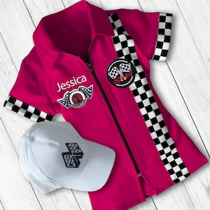 Checkered Dress Two Fast Birthday Custom Race Suit-Race Car Birthday-Halloween Costumes-1st Birthday Gift-Photography Props