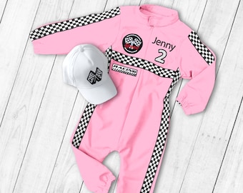 Race Car Birthday Custom Race Suit-Fast One Birthday-Halloween Costumes-Two Fast Birthday-1st Birthday Gift-Drag Race