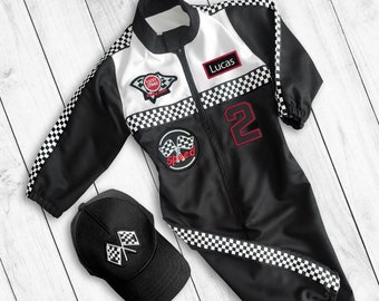 Two Fast Birthday Custom Race Suit-Fast One Birthday-Race Car Birthday-Halloween Costumes-1st Birthday Gift-Drag Race