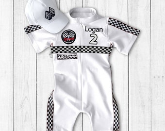 Race Car Birthday-Racing Jacket-Two Fast Birthday Custom Race Suit-Halloween Costumes-Fast One Birthday