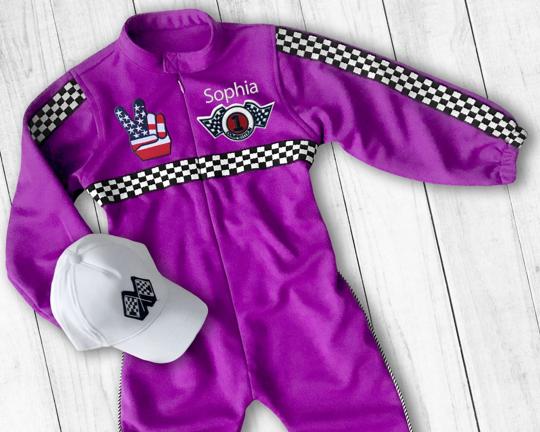 Custom Race Suitdrag Race Car Birthdayhalloween Costume1st Birthday