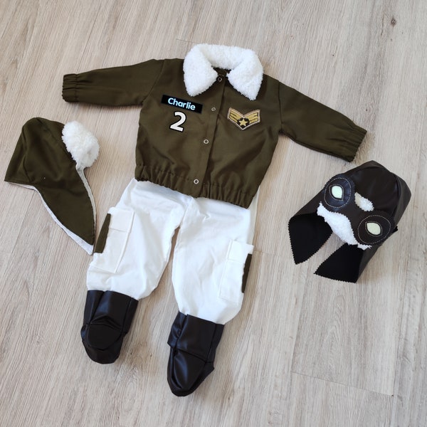 Pilot Halloween Costume|Soldier Newborn Outfit|Photography Props|Photo Shoot Props|Costume Weapons|Baby Shower Gift