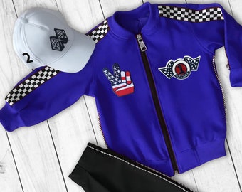 Racer Jacket-Drag Race Car Birthday-Drag Racing Jacket Men-Cars Birthday-Custom Halloween Costume-Motorcycle Jacket