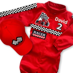 Dos Cumpleaños Rápidos-Traje de Carrera Personalizado de Cumpleaños de Coche De Carreras-Un Cumpleaños Rápido-Disfraces de Halloween
