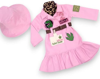 Pink Dinosaur Birthday Halloween Costume*Three Rex Invitation*Dinosaur Explorer-Trex Birthday-Paleontologist Gift-Two Wild