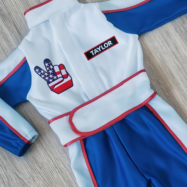 Blue Race Suit-Two Fast Birthday-Halloween Costumes-1st Birthday Gift-Photography Props-Race Car Birthday-Drag Race