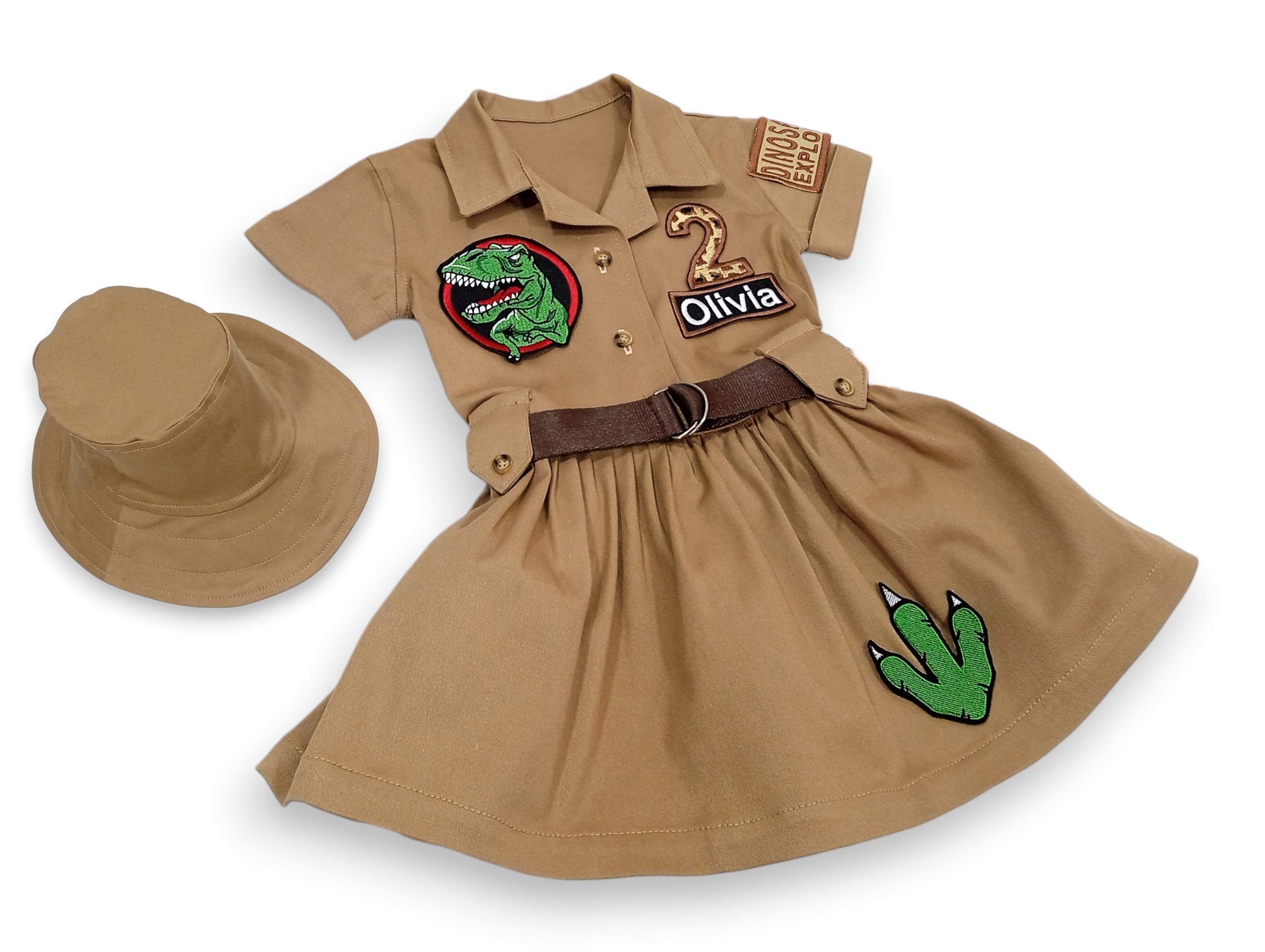 dinosaur birthday dress Navy Dino Dress, 2XS-6-12M