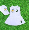Golf Dress First Birthday-Hole in One Birthday-Girl Golfing-Caddy Toddler-Golf Party-Golf Gifts-Golf Sweatshirt product logo