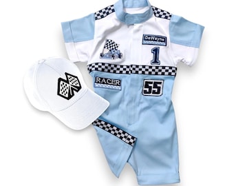 Two Fast One Birthday-1st Birthday Gift-Two Fast Birthday Custom Race Suit-Halloween Costume-Drag Race-Race Car Birthday