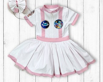 Pink Dress Space Suit Space Theme Birthday Party-astronaut Costume