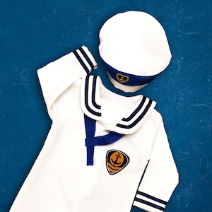Sailor Suit|Navy Costume|United States Navy Suit|US Navy Dress|Photography Props|Newborn Props|Photo Shoot Props