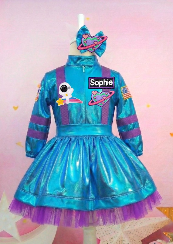 strapless open back dress Teacher Cosplay Costume Magic Space Planet Dress Women Doll Collar Lon   DAZCOS